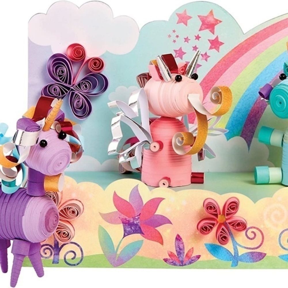 Alex DIY Paper Swirls Unicorn Fantasy Kids Crafts New in Box! - Picture 6 of 7